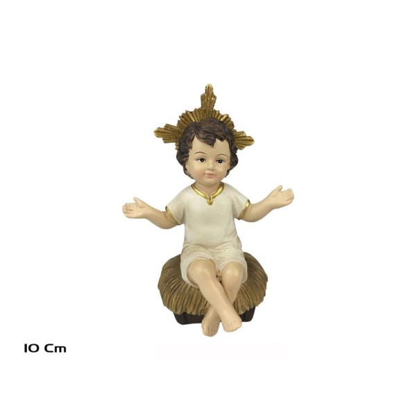 NIÑO JESUS SENTADO 7X6X10CM
