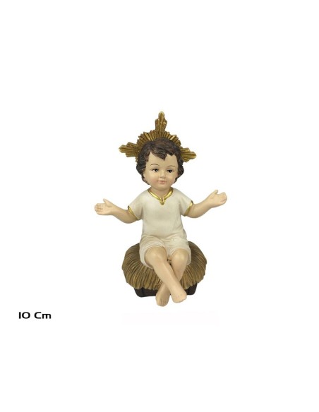 NIÑO JESUS SENTADO 7X6X10CM