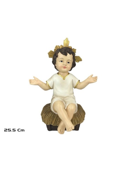 NIÑO JESUS SENTADO 18X15X25,5CM