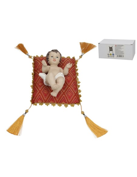 NIÑO JESUS EN CUNA 10X6X20,5CM