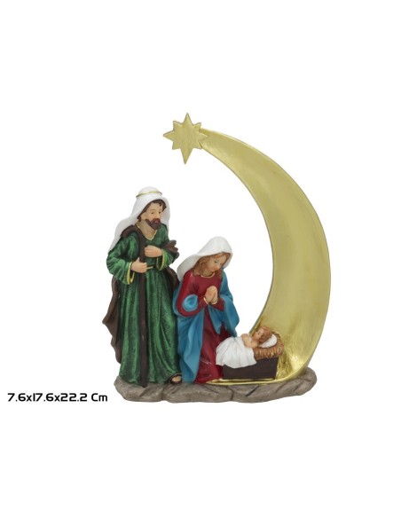 NACIMIENTO CON ESTRELLA 17.6X7.6X22.2CM