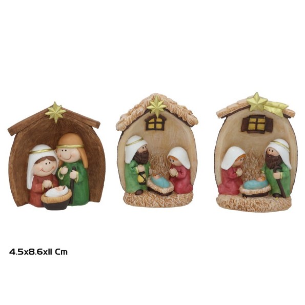 PORTAL NACIMIENTO 3 STD. 8.6X6.7X12.2CM