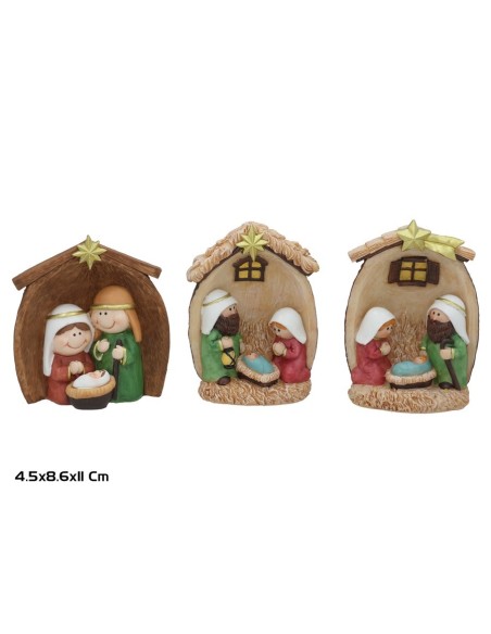 PORTAL NACIMIENTO 3 STD. 8.6X6.7X12.2CM
