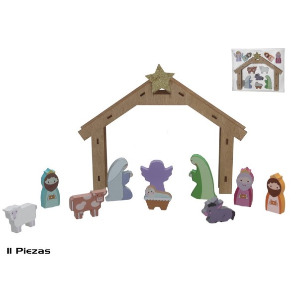 BELEN X 11 PIEZAS 6,9CM 30X3.5X23.5CM. BEHINE