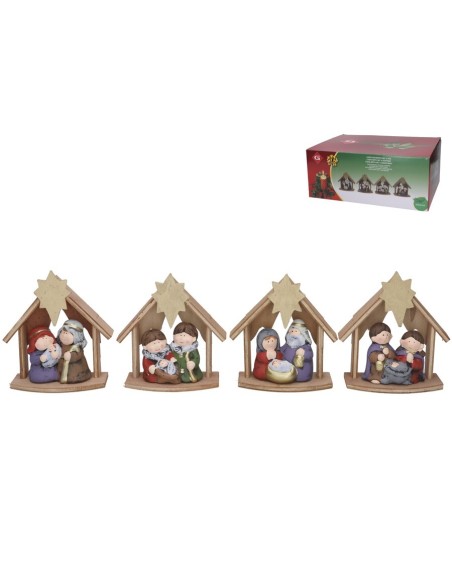 PORTAL NACIMIENTO 3PCS 5STD 13X6X15,5CM