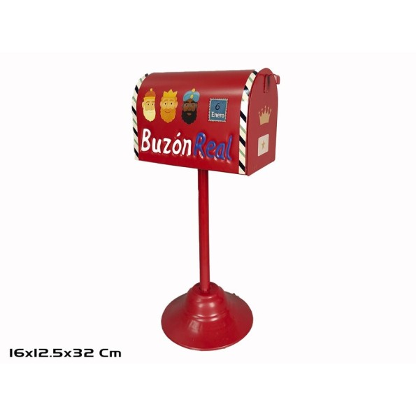 BUZON REAL METAL 16X12.5X32CM