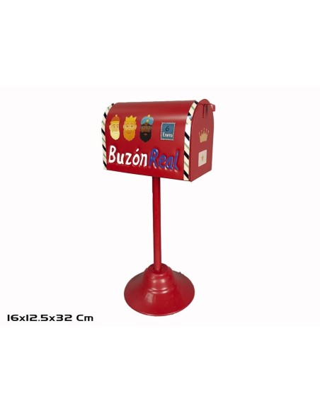 BUZON REAL METAL 16X12.5X32CM