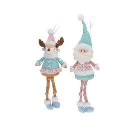 MU?CO PAPA NOEL/CIERVO COLGANTE 2 STD 20X12X50CM