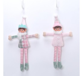FIG. ELFO COLGANTE XMAS 1 2STD PASTEL