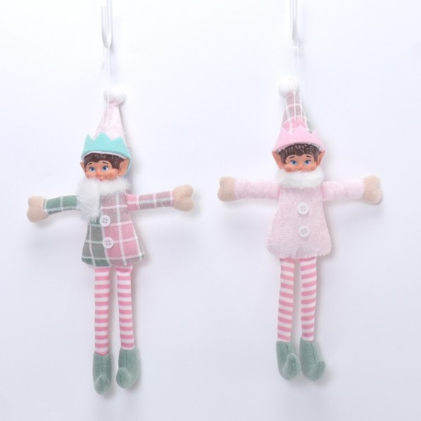 FIG. ELFO COLGANTE XMAS 1 2STD PASTEL
