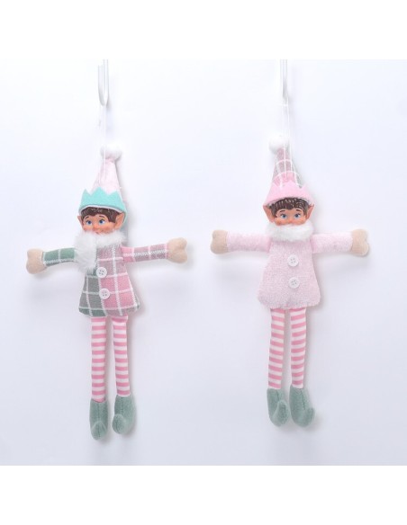 FIG. ELFO COLGANTE XMAS 1 2STD PASTEL