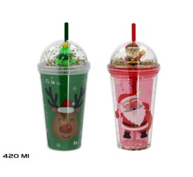 VASO C/PAJITA 420ML 2 STD HOHOPY