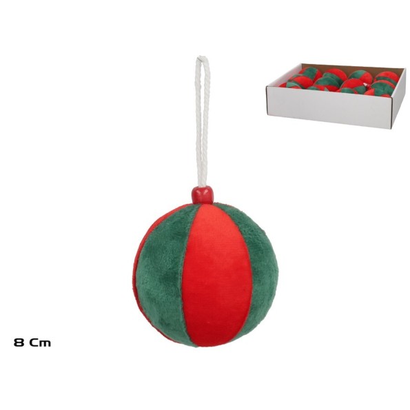 BOLA NAVIDAD 8CM CANDYH