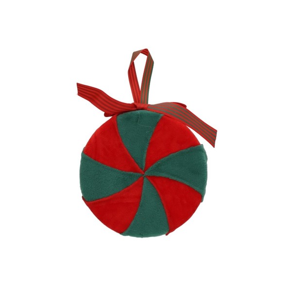 BOLA NAVIDAD 14X14X3.5CM CANDYH