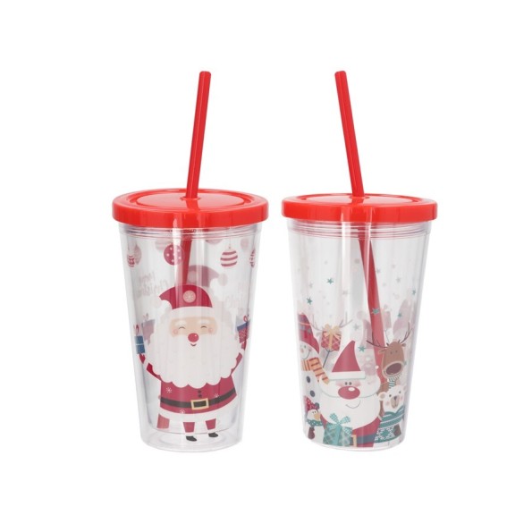 VASO NAVIDAD 3 STD. 9X6,5X24CM NOLIX