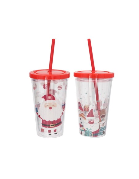 VASO NAVIDAD 3 STD. 9X6,5X24CM NOLIX