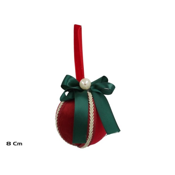 BOLA NAVIDAD 8CM NORA