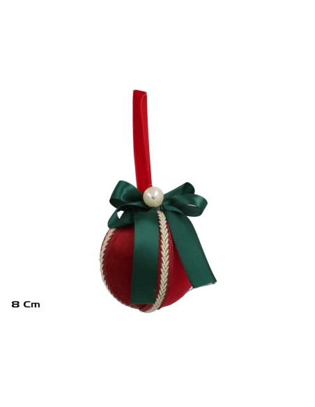 BOLA NAVIDAD 8CM NORA