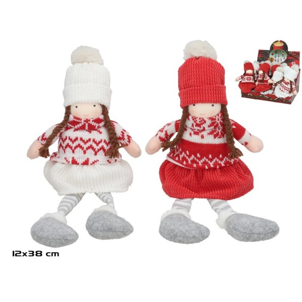 ANGEL CON JERSEY 2 STD ROJO 12X38CM LIBUHG