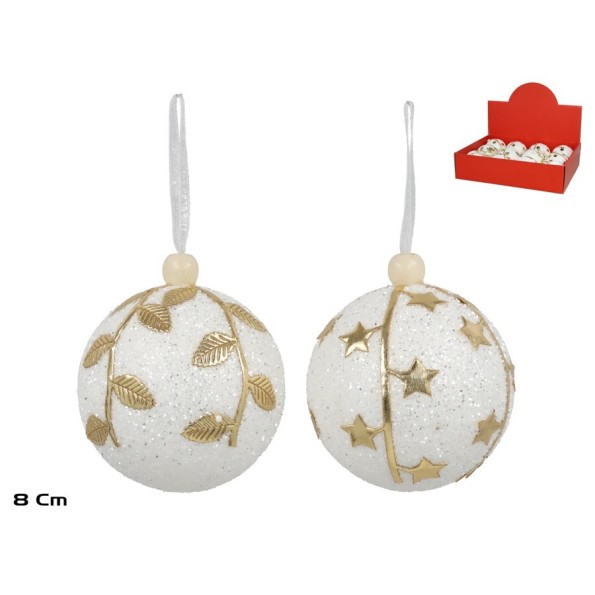 BOLA BLANCA 2 STD. 8CM MANON