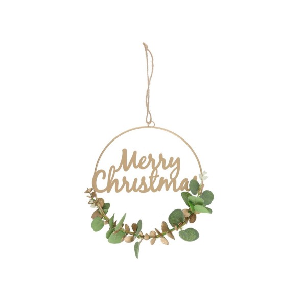 LETRERO MERRY CHRISTMAS 22X21X4CM FAEL