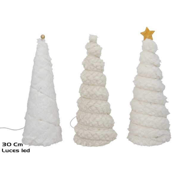 ARBOL DE NAVIDAD C/LED 3 STD 30CM ONIRAS