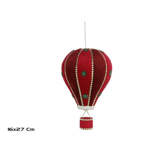 GLOBO AEROSTATICO 16X27CM ROMIE