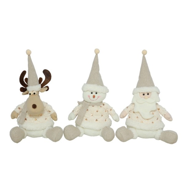 MUÑECO  3 STD BLANCO 20X22X40CM LARS