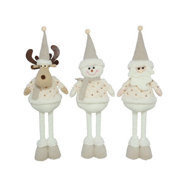 MUÑECO  3 STD BLANCO 20X14X45/70CM LARS