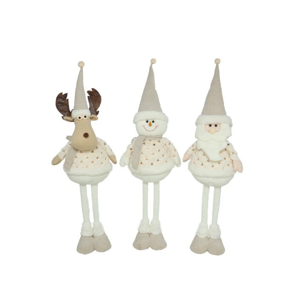 MUÑECO 3 STD BLANCO 25X14X61/95CM LARS
