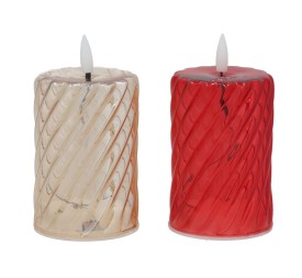 VELA CRISTAL C/ LED 2STD  7,2X13,4CM
