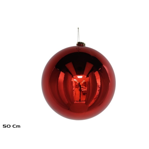 BOLA BRILLANTE 50CM ROJO PERSEIDA