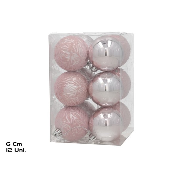 BOLA NAV X12 6CM ROSA