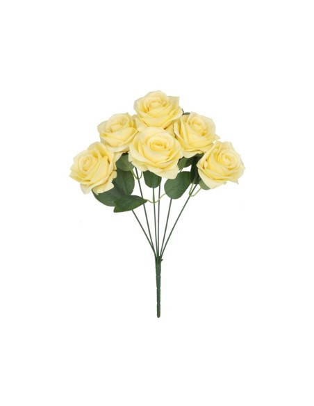 RAMO ROSAS SATIN  X 6-43 CM (AM)