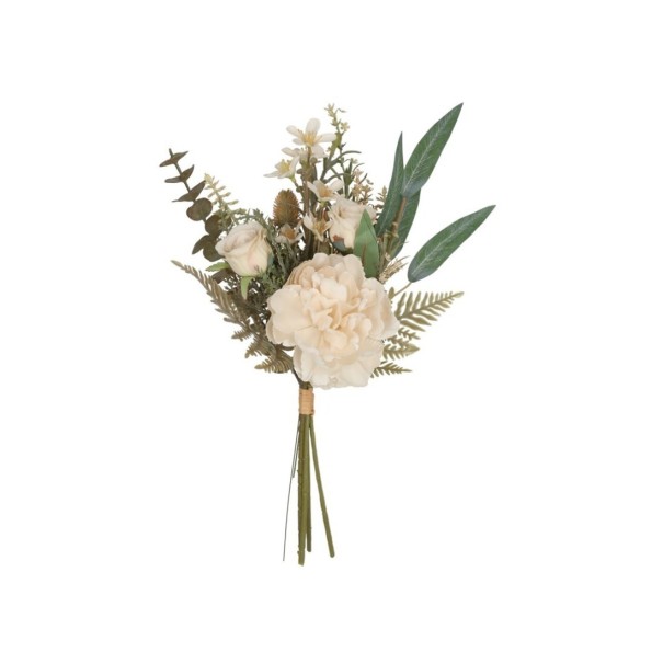 ATADO PEONIA-CAP MIX (A) - 45 CM (CREMA)