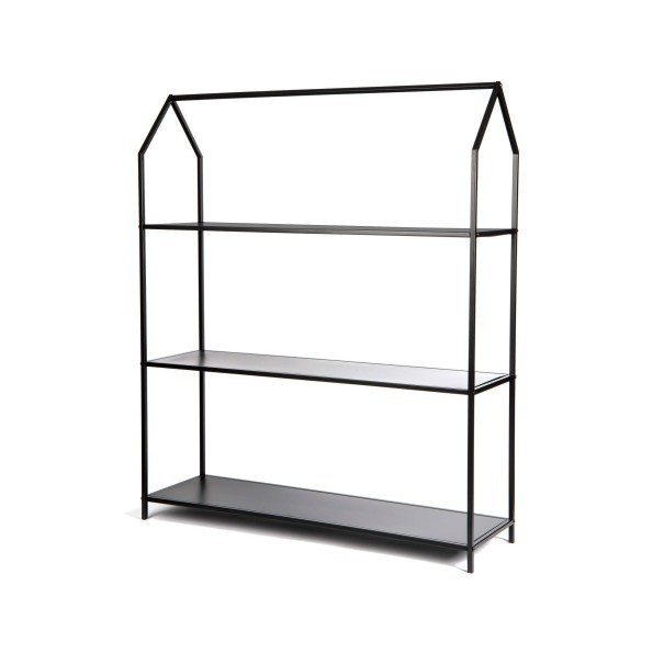 ESTANTERIA METAL 100X30X120 KD CASA NEGRO