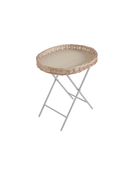 MESITA AUXILIAR FIBRA METAL 43X38X50 PLEGABLE