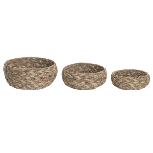 CENTRO MESA SET 3 JACINTO DE AGUA 37X37X15