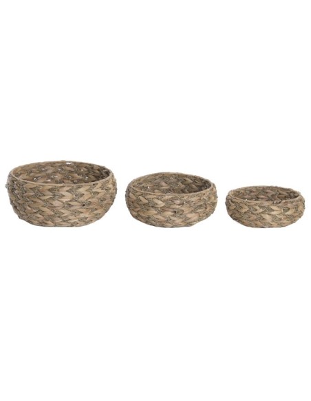 CENTRO MESA SET 3 JACINTO DE AGUA 37X37X15