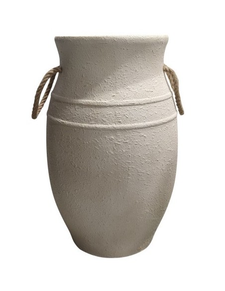 JARRON DE SUELO FIBRA VIDRIO 38X38X60 2 ASAS