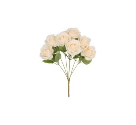 RAMO ROSAS (A) X 7- 43 CM (MARFIL)