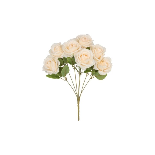 RAMO ROSAS (A) X 7- 43 CM (MARFIL)