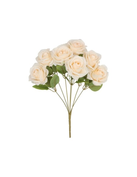 RAMO ROSAS (A) X 7- 43 CM (MARFIL)