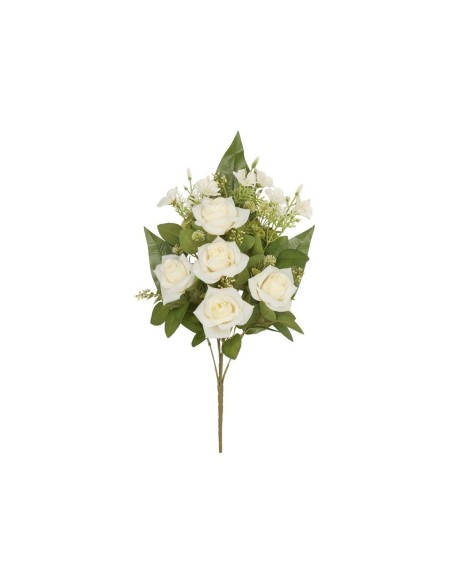 CONJUNTO ROSAS MIX (A) X 8-52 CM (CREMA)