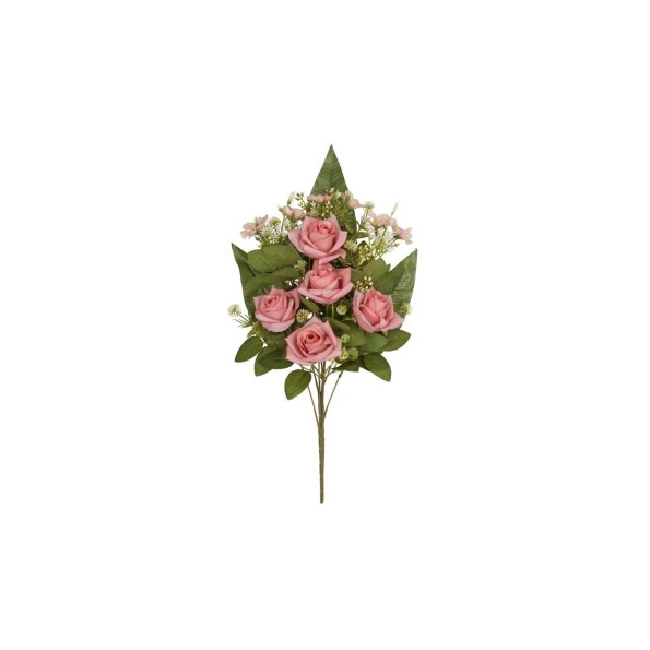 CONJUNTO ROSAS MIX (A) X 8-52 CM (ROSA)