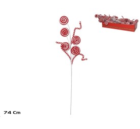 VARA C/CARAMELOS ROJOS 74CM CABAYIH