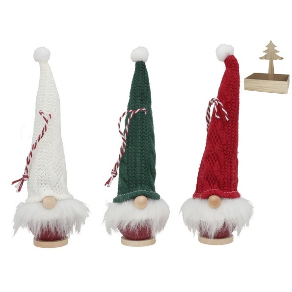 PAPA NOEL 3 STD 4X4X17CM TIRCEP