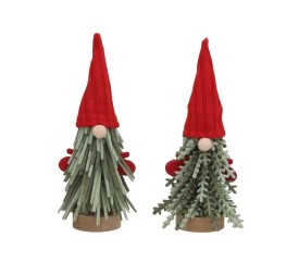 ADORNO DE PIE NOEL  BASE MDF 2STD 8X8X19,5CM