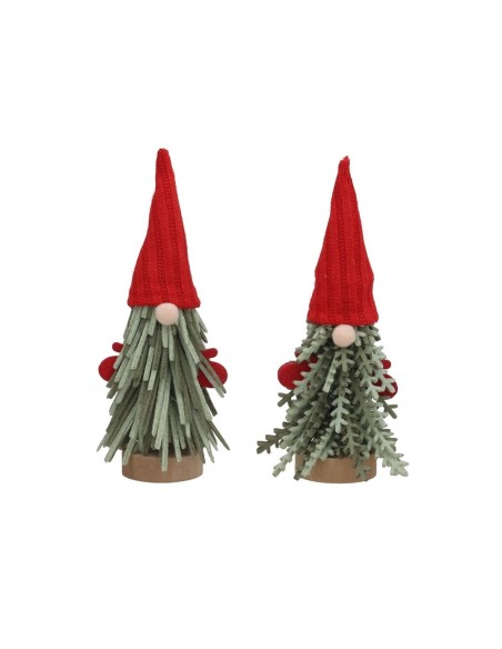 ADORNO DE PIE NOEL  BASE MDF 2STD 8X8X19,5CM
