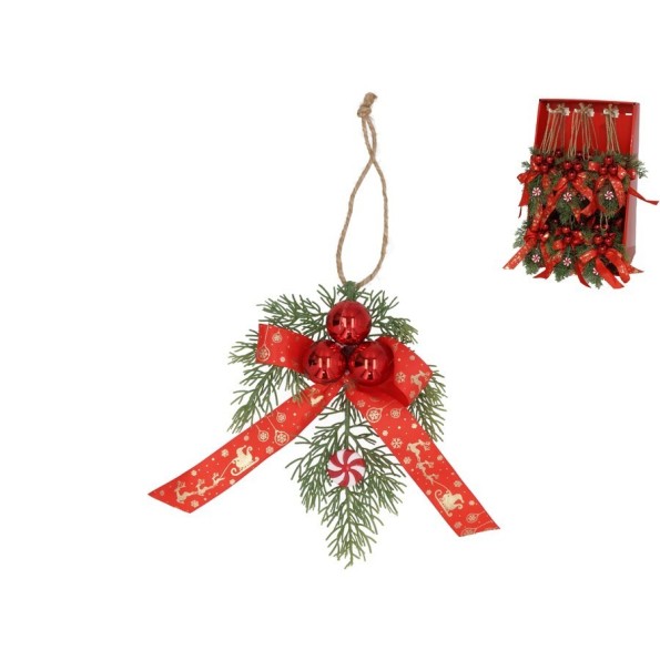 COLGANTE XMAS 11X21CM VERDE ANAIS
